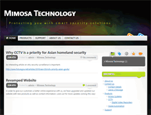 Tablet Screenshot of mimosa-tech.com